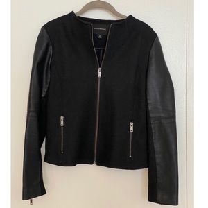 Black Banana Republic Faux Leather Jacket